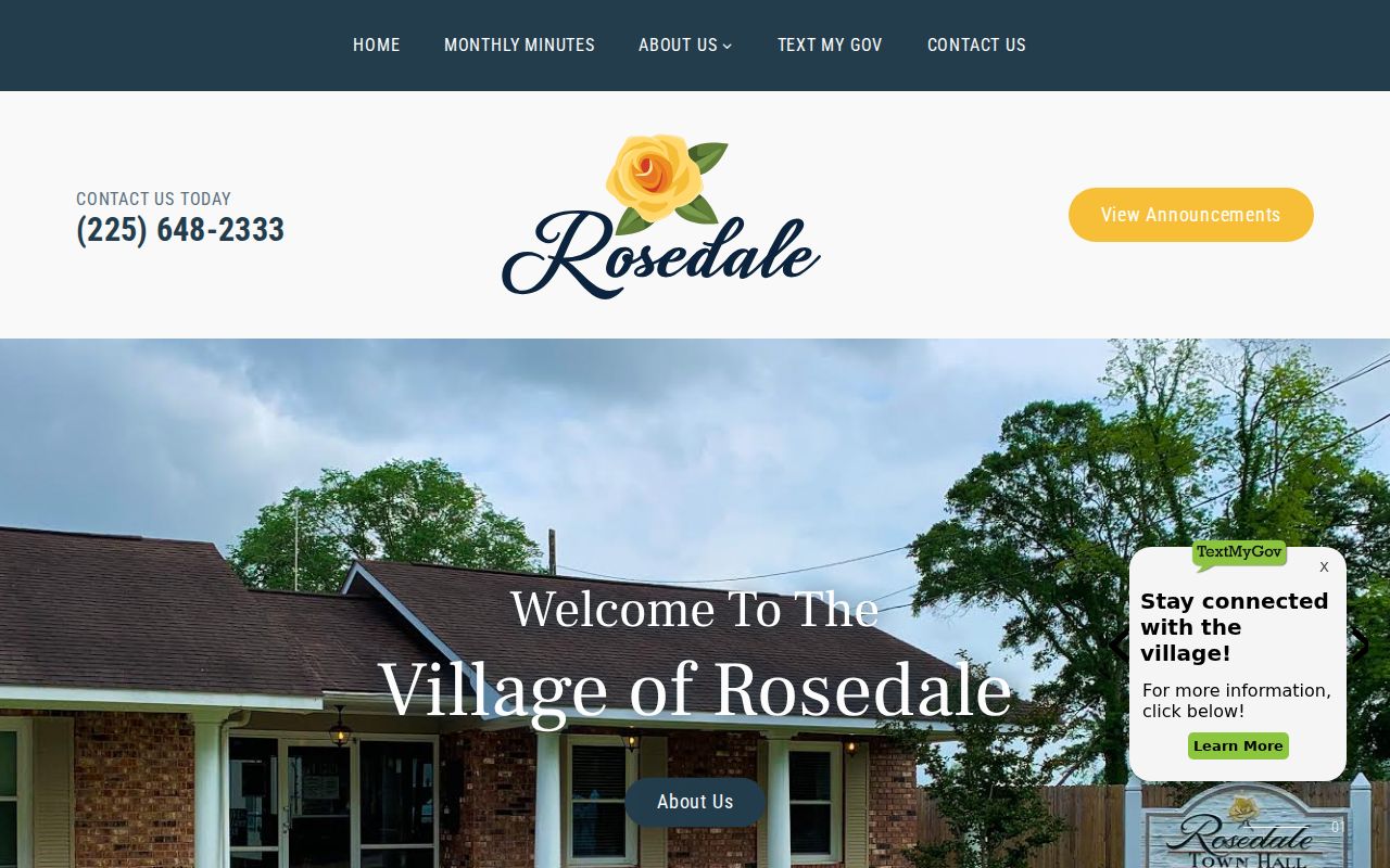 Rosedale warrant records: official village page and traffic citation link