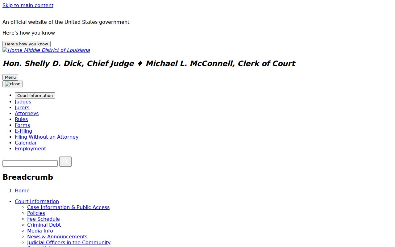 Iberville County active warrants: federal PACER and courthouse public terminal route